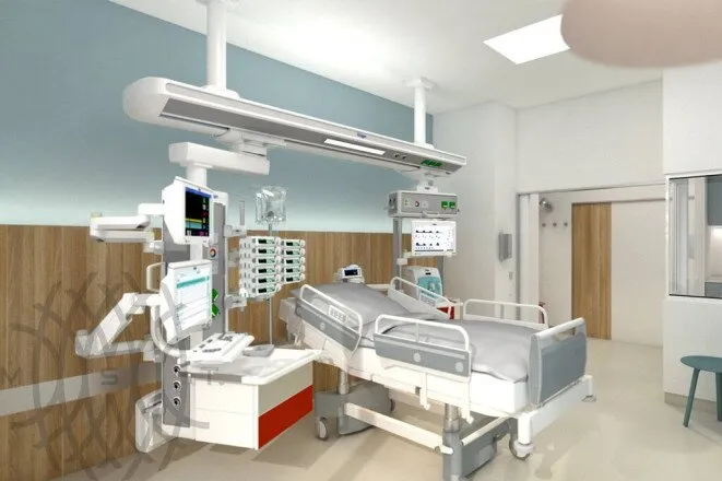 Потолочная реанимационная медицинская консоль Draeger Ponta