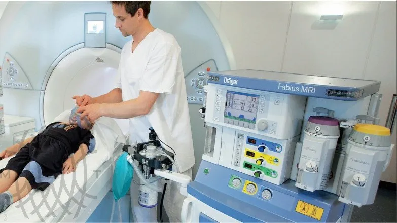 Draeger Fabius MRI наркозный аппарат для МРТ