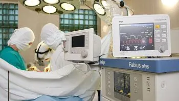 Draeger Fabius Plus XL наркозно-дыхательный аппарат